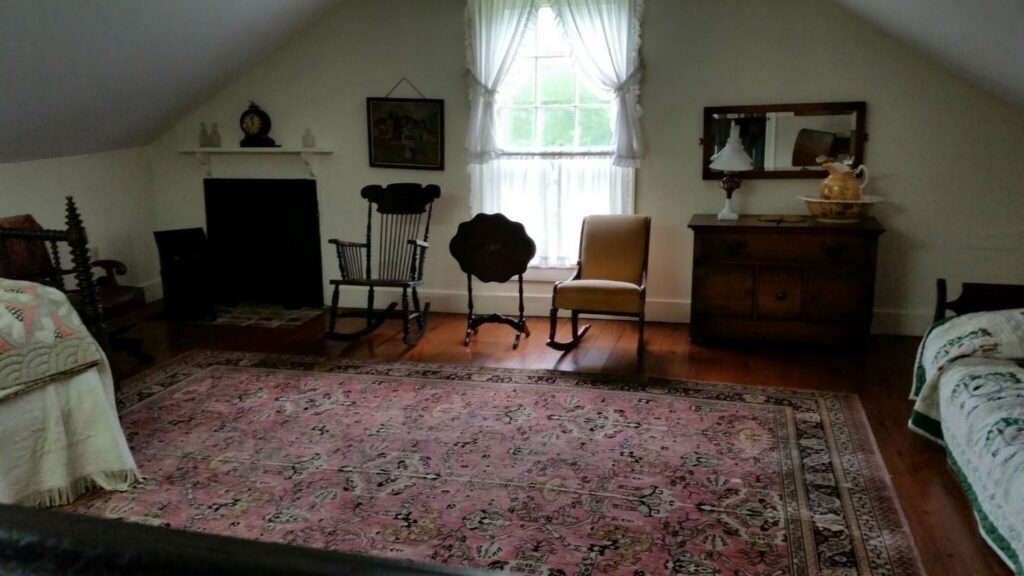 Photo: Little Helen shared a bedroom with Ann Sullivan. The smaller bed is Helen’s.