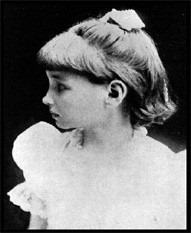 Hellen Keller as a child